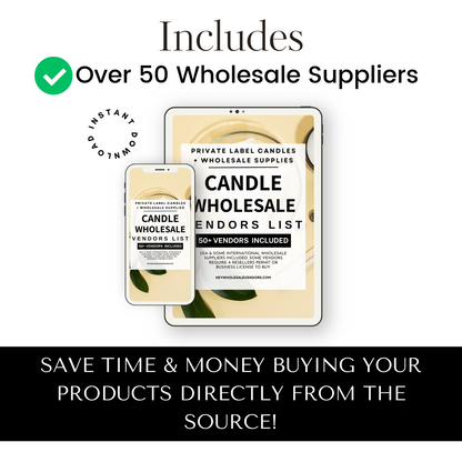50+ Candle Suppliers