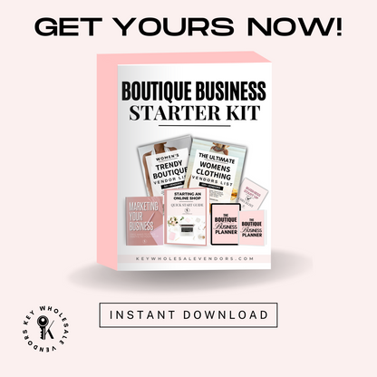 Boutique Business Starter Kit for starting an Online Boutique Shop