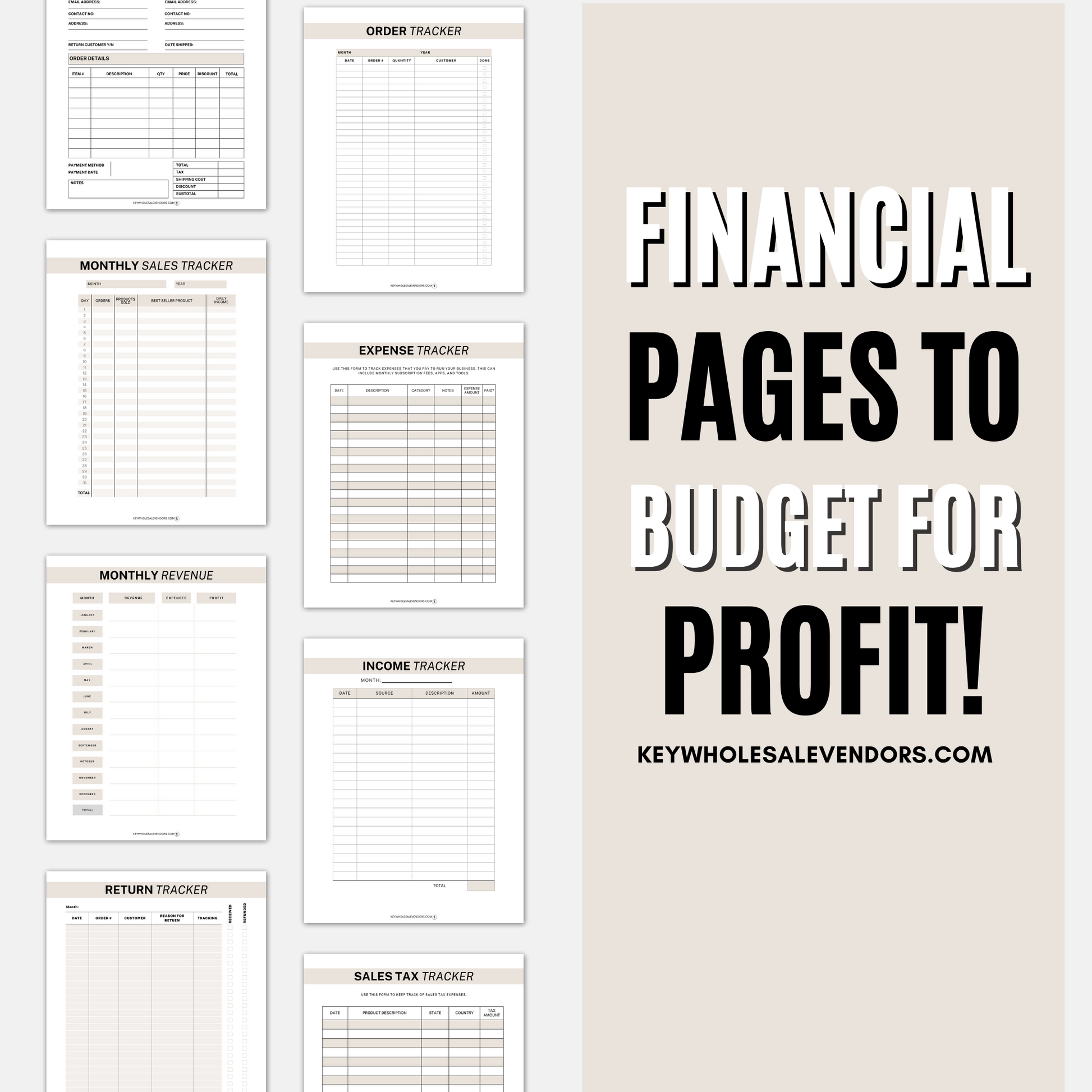 Manage Financials for your small business