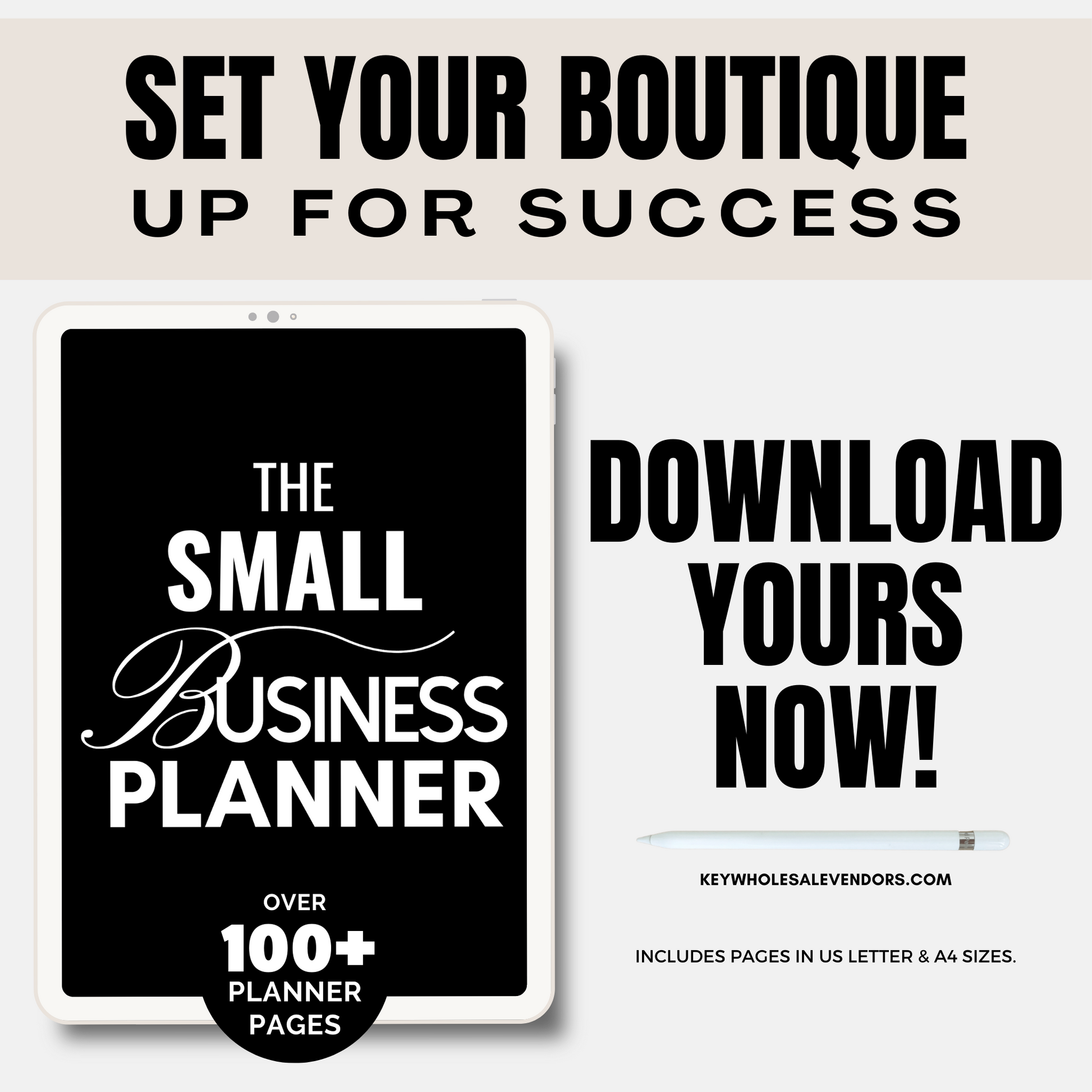 Small Business Digital Planner for Product Sellers