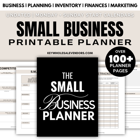 Small Business Printable Planner