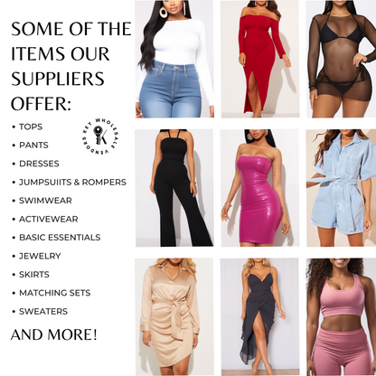 Vendor List with Exclusive Clothing - Fashion Suppliers