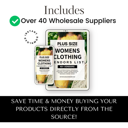 Wholesale Plus Size Women's Clothing Supplier List